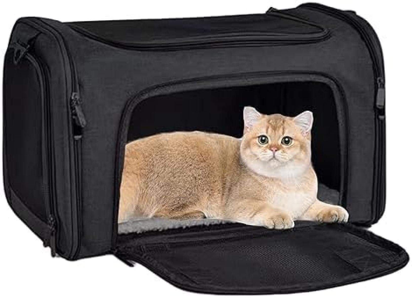 犬猫用　キャリーバッグ Amazon.co.jp: ペットキャリーバッグ 猫用キャリーバッグ 犬 キャリー